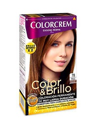 Colorcrem Color &amp; Brillo - Tinte permanente mujer - Tono 78 Marrón Praliné