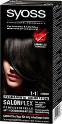 syoss 1 - 1 Negro Color del pelo (3 unidades, X 115 ml)