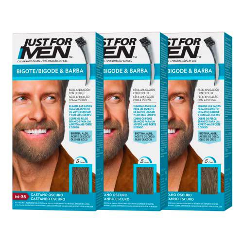 Just For Men Tinte Colorante en Gel Para Barba y Bigote