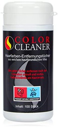 Coolike Color Cleaner - Toallitas quitamanchas para tinte de pelo en bote reutilizable (100 unidades