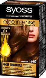 Syoss Oleo Intense - Tinte para el cabello, color marrón dorado