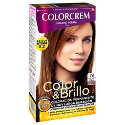 Colorcrem Color &amp; Brillo - Tinte permanente mujer - Tono 78 Marrón Praliné