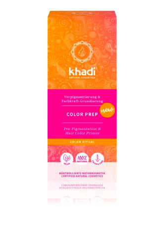khadi COLOR PREP tinte vegetal, coloración capilar para prepigmentación e imprimación intensificadora del color