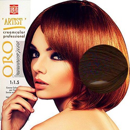 Tinte para el pelo, profesional, colores naturales sin amoniaco 5 X 5 X 15 6/0 BIONDO SCURO