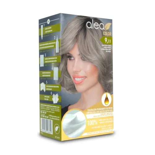 ALEA - Tinte Pelo Mujer - Alea Color - Nº 9.1 K - Color Rubio Extra Ceniza