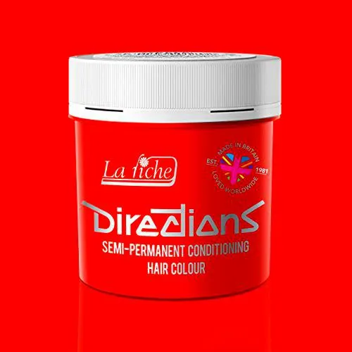 4 x New La Riche Directions Semi-Permanent Hair Color 88ml
