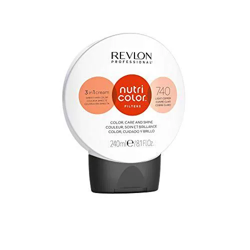 Revlon Professional Nutri Color Filters Tinte de Cabello 740 Light Copper 240 ml