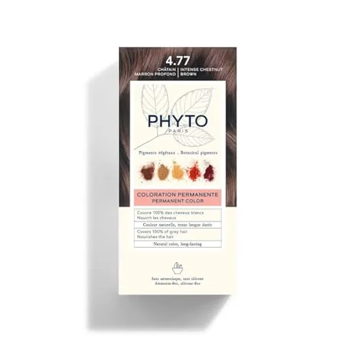 Phyto Paris - Coloración Capilar Permanente 4.77 Castaño Marron Profundo