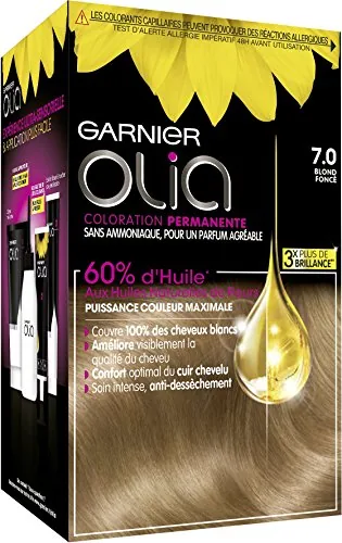 Garnier - Olia - Coloration Permanente à l’Huile Sans Ammoniaque Blond