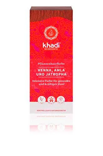 Khadi Henna Natural con Amla y Jatropha 100Gr - 1 unidad