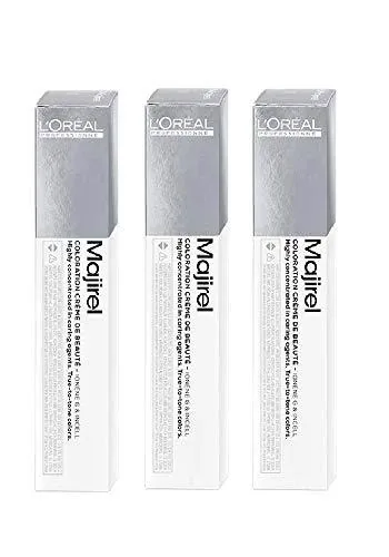 3 x Loreal majirel Crema Color del pelo 7 Rubio Medio