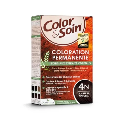 3 Chênes Color & Soin 4N Castaño Natural - Tinte P