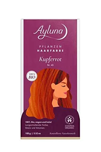 Ayluna Colorante Vegetal 40 Rojo Cobrizo Auluna 100 g