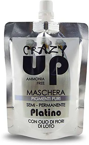Crazy Up Mascarilla Colorante Sin Amoniaco Semipermanente para el cabello