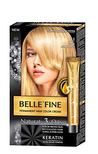 BELLE'FINE® - Black Series - Tinte permanente natural de Belle
