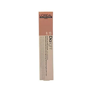 L'Oréal Professionnel DiaLight 6.13 Coloración Rubio Oscuro Ceniza Dorado Sin Amoniaco, 50ml