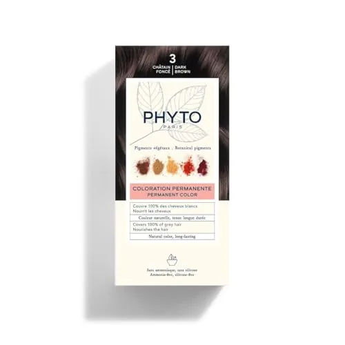 Phyto Paris - Coloración Capilar Permanente 3 Castaño Oscuro