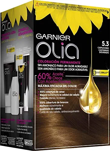 Garnier Olia coloración permanente sin amoniaco para un olor agradable con aceites florales de origen natural