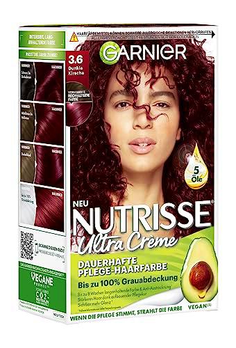 Garnier nutrisse Crema pflegende intensiva coloration 36 Black Cherry, 1er Pack