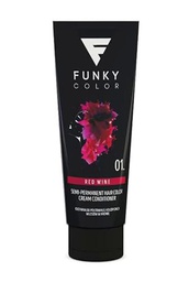 FUNKY COLOR RED WINE 01, tinte para coloración del cabello semipermanente