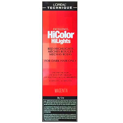 L'oreal Excellence Hicolor, Red Magenta Highlights, 1.2 Ounce
