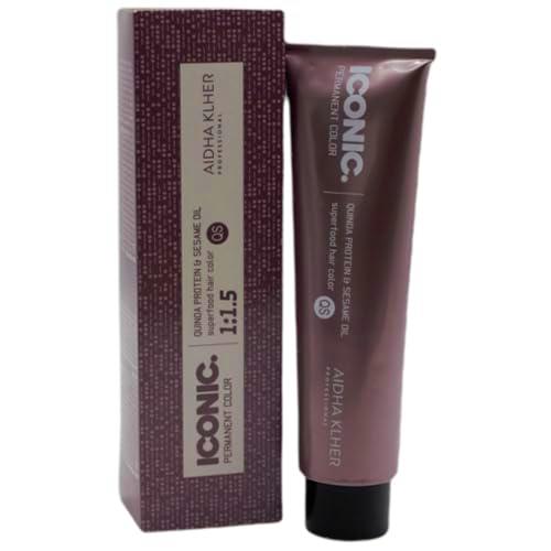 Tinte Iconic N 1 Negro Permanente 60 ml en crema color duradero
