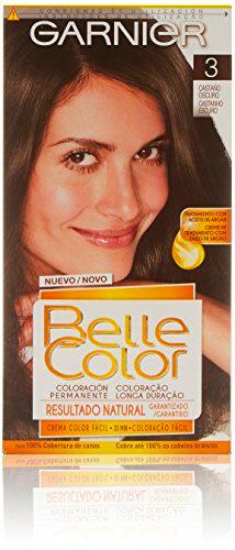 Garnier Belle Color Coloración de aspecto natural y cobertura completa de canas con aceite de jojoba y germen de trigo