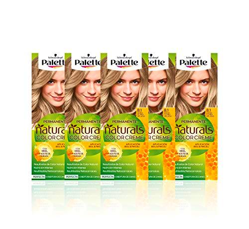 Schwarzkopf Palette Naturals - Coloración Permanente Tono 8.1 Rubio Claro Helado