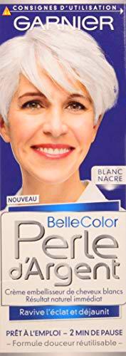 Garnier - Belle color plata de la perla - crema para el cabello rubio brillar déjaunisseur Blanco