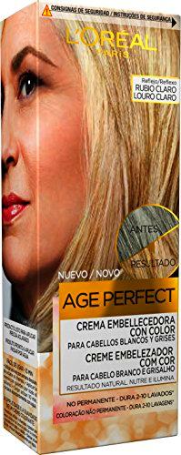 L'Oréal Paris Casting Crème Gloss Age Perfect Crema Embellecedora con Color, Tono Beige