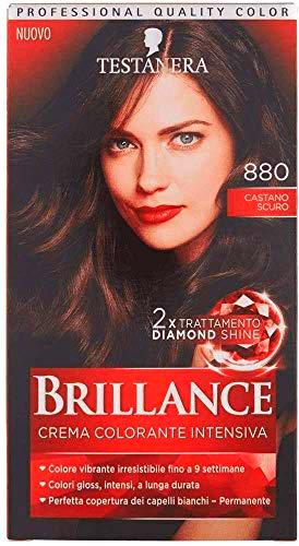 Testanera - Brillance, Crema Colorante Intensiva, 880 Castano Scuro