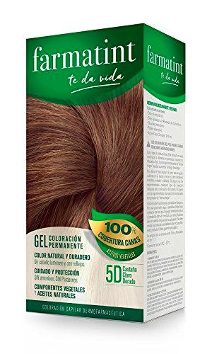 Farmatint 5D Castaño Claro Dorado. Tinte permanente