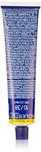 Wella Koleston Perfect Coloración Permanente, 10/38 Rich Naturals