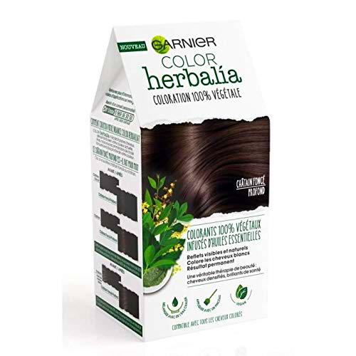 Color herbalia Coloración 100% vegetal Castaño Oscuro Profundo