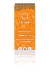 Khadi Tinte Herbal Color Rubio Oscuro, 500g, Pack de 1
