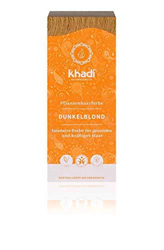 Khadi Tinte Herbal Color Rubio Oscuro, 500g, Pack de 1