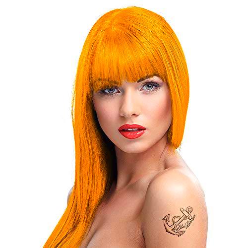 Crazy Color Color Semipermanente 100 ml, Naranja (5035832010281)