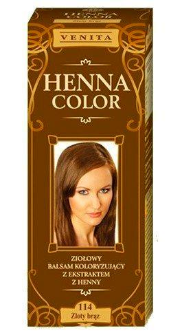 GMMH - Tinte Natural de Pelo &quot;Henna Color&quot;, Color 114 Oro/Marrón