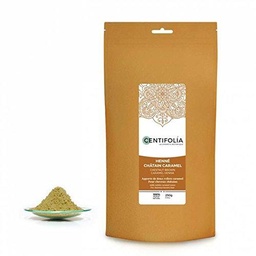 CENTIFOLIA - Henna Caramelo Marrón Castaño - Da reflejos de color caramelo a cabello castaño claro