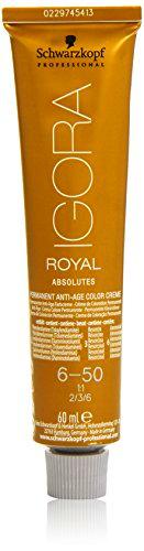 Schwarzkopf Igora Royal 6-50 - Coloración permanente en crema (antiedad