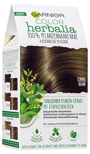 Garnier Color Herbalia Marrón chocolate, 100% color de pelo vegetal