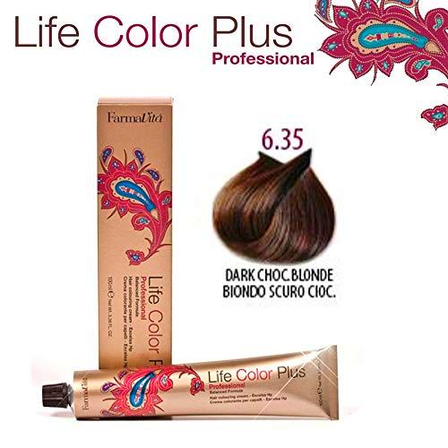 Farmavita Life Color Plus, Tinte 6.35 Rubio Oscuro Chocolate