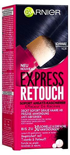 Garnier Express retoque raíz Corrector para el pelo negro, 10 ml