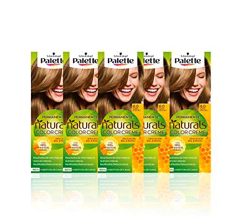 Schwarzkopf Palette Naturals - Coloración Permanente Tono 6 Rubio Oscuro