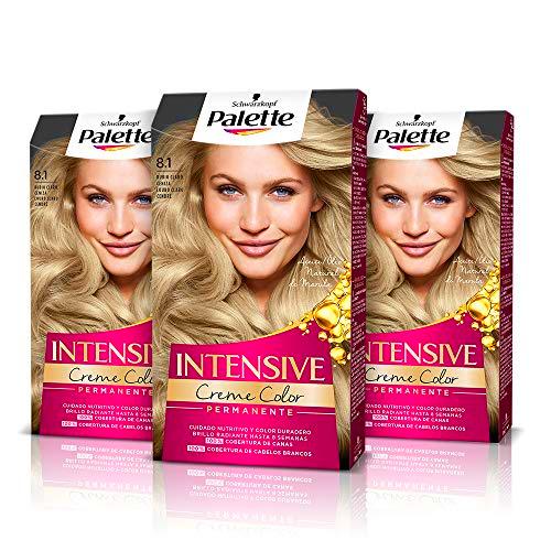 Palette Intense Cream Coloration Intensive Coloración del Cabello 8.1 Rubio Claro Ceniza