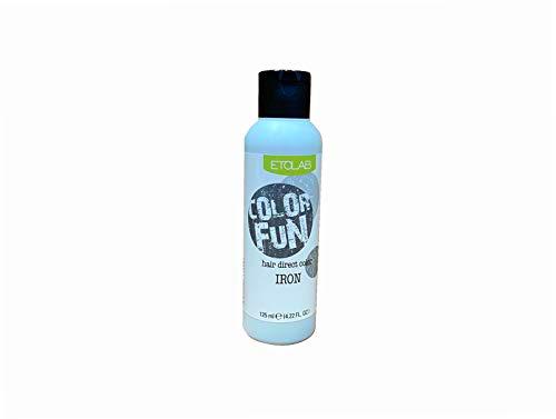 Etolab - Color de pelo semipermanente, plateado, 3x125 ml
