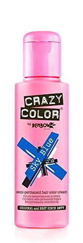 Crazy Color Sky Blue Nº 59 Crema Colorante del Cabello Semi-permanente
