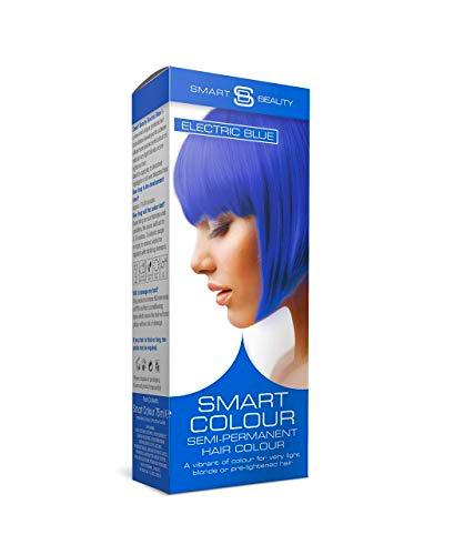 Azul Eléctrico Llamativo Tinte Cabello | Semi-Permanente Color Pelo