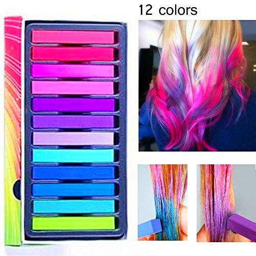 tiza de pelo color temporal del pelo, no tóxicas,Geniales para disfraces