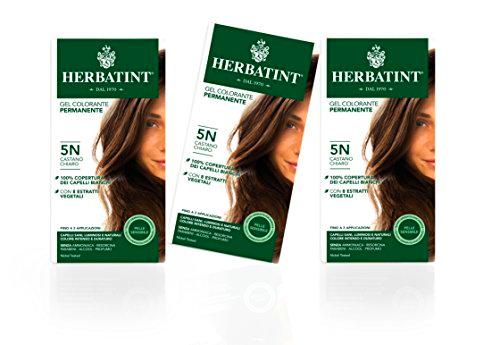 Herbatint Gel colorante permanente para piel sensible (tono 5N castaño claro)